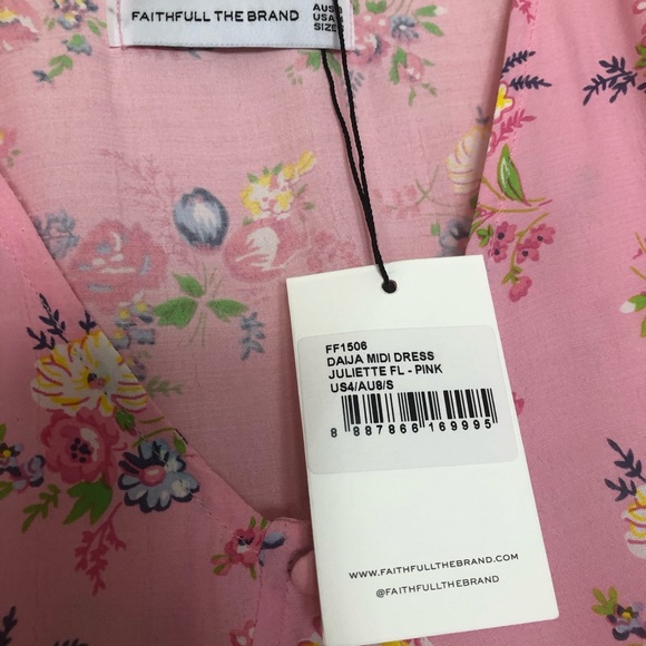 Faithful the Brand pink dress US 4 - Picture 5 of 6